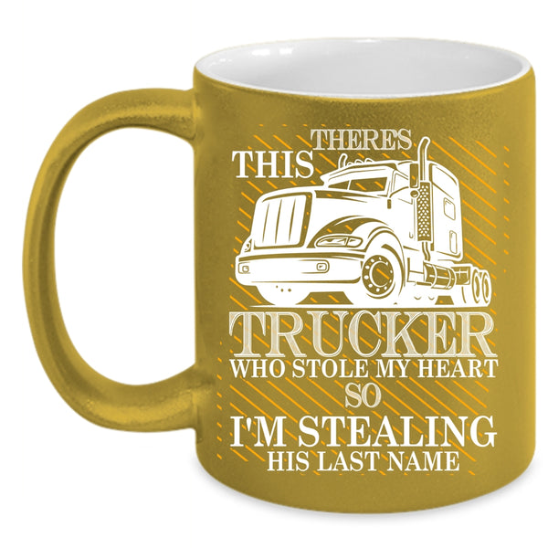 This Strucker Stole My Heart Coffee Mug, I'm Stealing His Last Name Coffee Cup