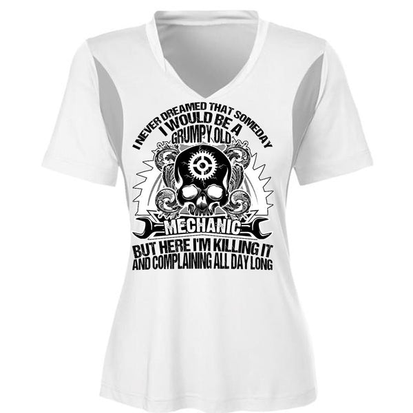 Grumpy Old Mechanic T Shirt, I Love Mechanic T Shirt, Awesome T-Shirts