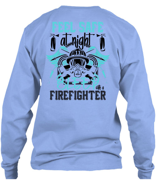 Sleep With A Firefighter T Shirt, I Love Firefighter T Shirt