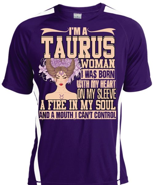 I'm A Taurus Woman T Shirt, Fire In My Soul T Shirt, Cool Shirt