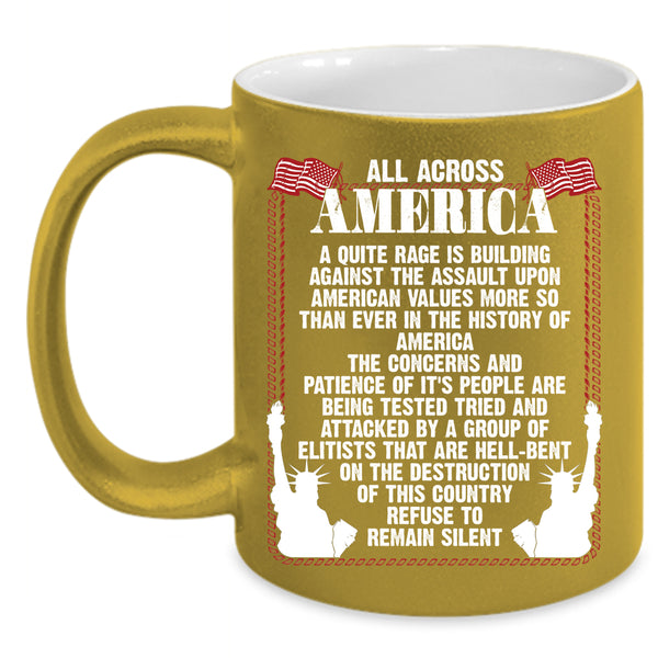 All Acrross America Coffee Mug, Cool Gift For My Friends Coffee Cup