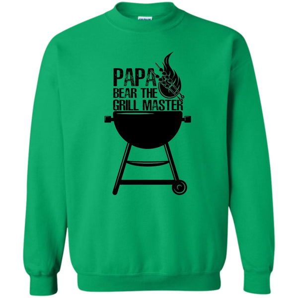 Gift For Papa T Shirt, Papa Bear The Grill Master Sweatshirt