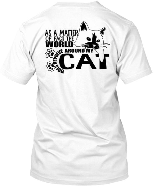 A black t-shirt with the shopify logo