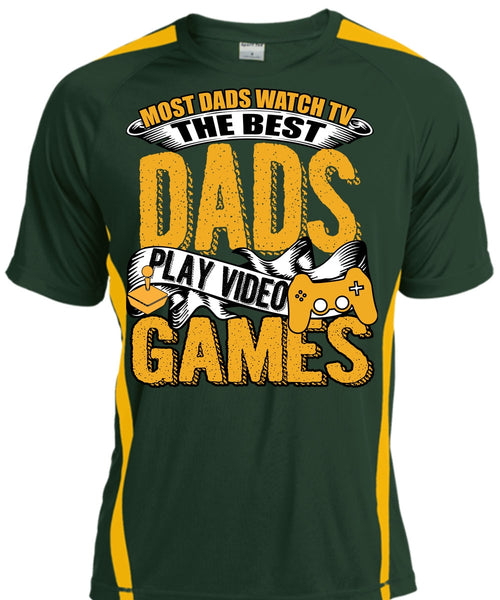 Most Dads Watch TV T Shirt, Play Video Games T Shirt, Cool Shirt