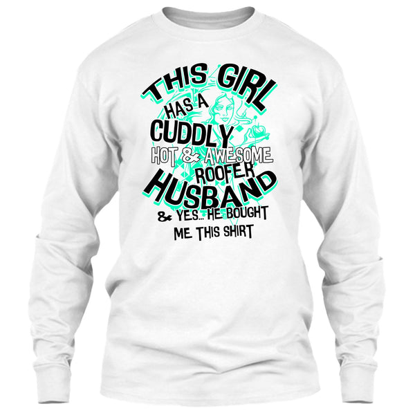 Awesome Roofer Husband T Shirt, Coolest Roofer T Shirt