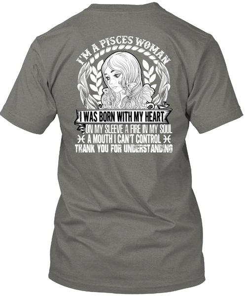 I'm A Pisces Woman T Shirt, Fire In My Soul T Shirt