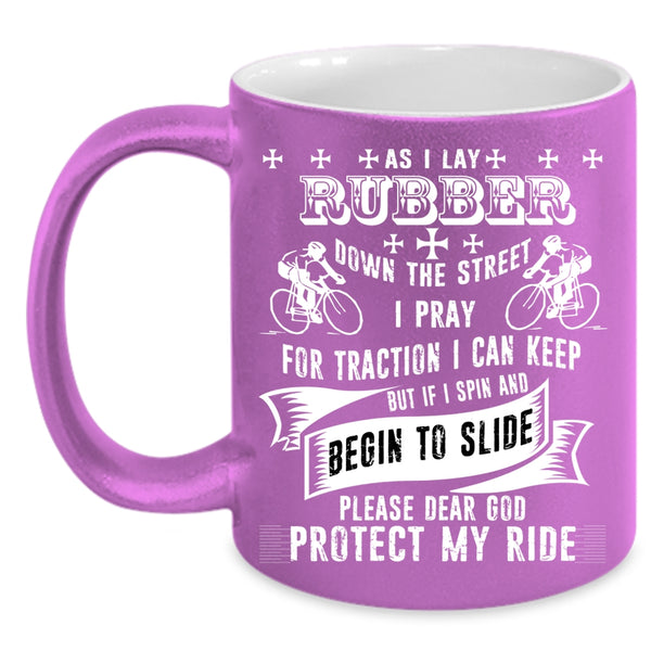 Protect My Ride Coffee Mug, Cool Gift For My Son Coffee Cup