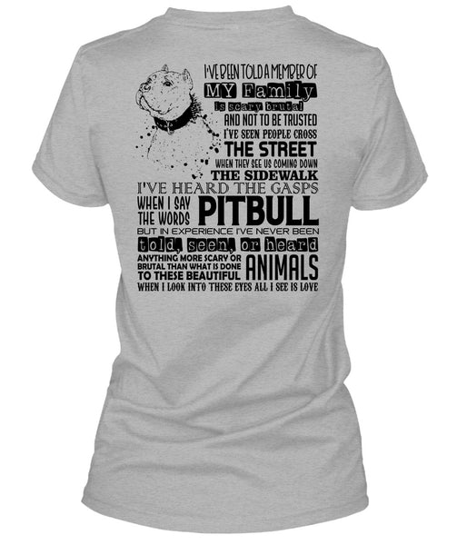 I Say The Words Pit Bull T Shirt, I Love My Dog T Shirt