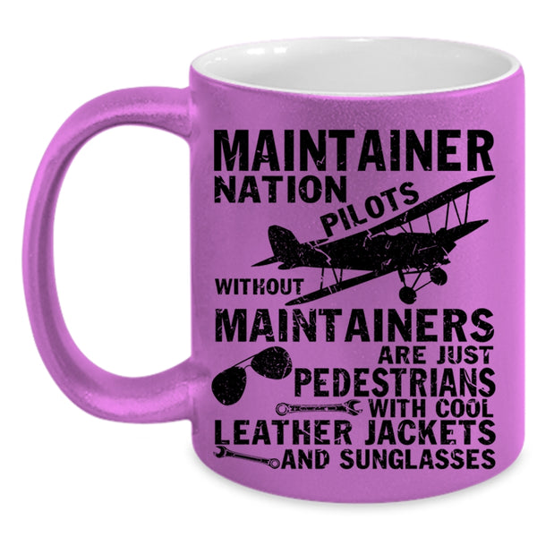 Cool Pilots Coffee Mug, Maintainer Nation Pilots Accent Mug