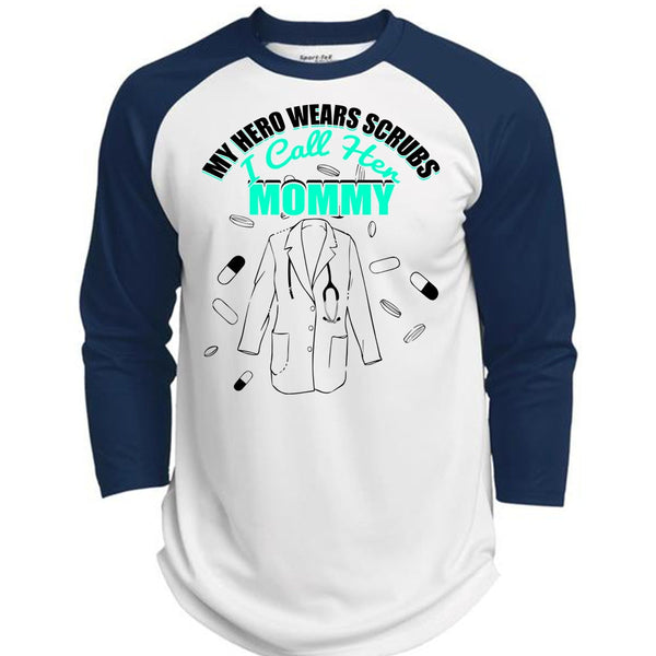 I Call Her Mommy T Shirt, I Love Nursing T Shirt, Awesome T-Shirts  (Polyester Game Baseball Jersey)