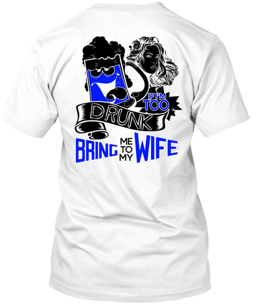 A black t-shirt with the shopify logo