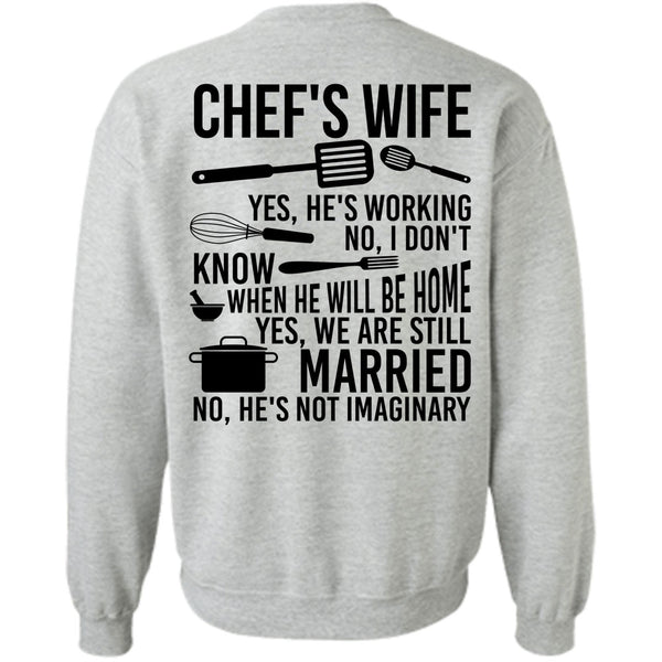 I Love Wife T Shirt, Chef's Wife Sweatshirt