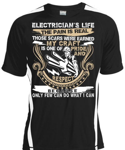 A black t-shirt with the shopify logo