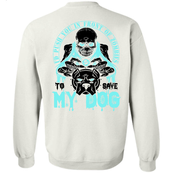 A black t-shirt with the shopify logo