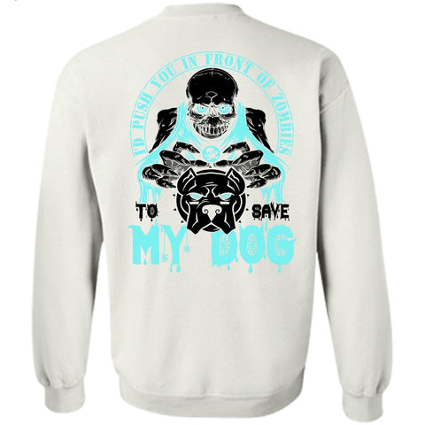 A black t-shirt with the shopify logo