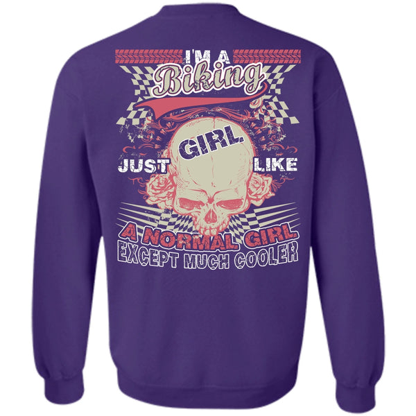 Just Girl Like A Normal Girl T Shirt, I Love Biker Sweatshirt