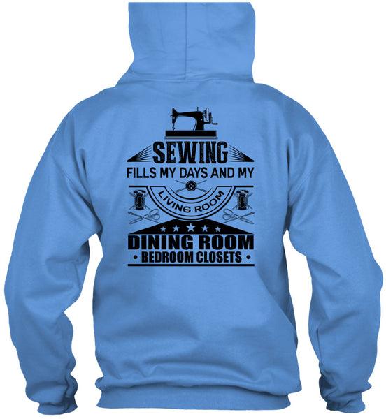 Sewing Fills My Days T Shirt, I Love Book T Shirt