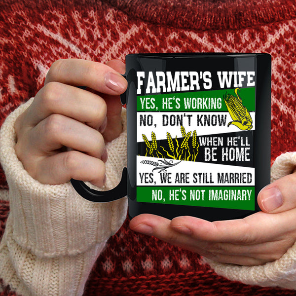 Farmer's Wife Coffee Mug, Gift For Wedding Coffee Cup