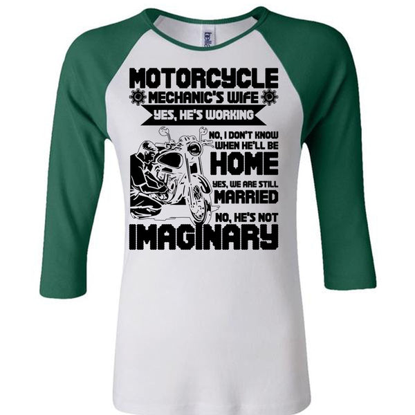 Motorcycle Mechanic's Wife T Shirt, I Love Mechanic T Shirt, Awesome T-Shirts