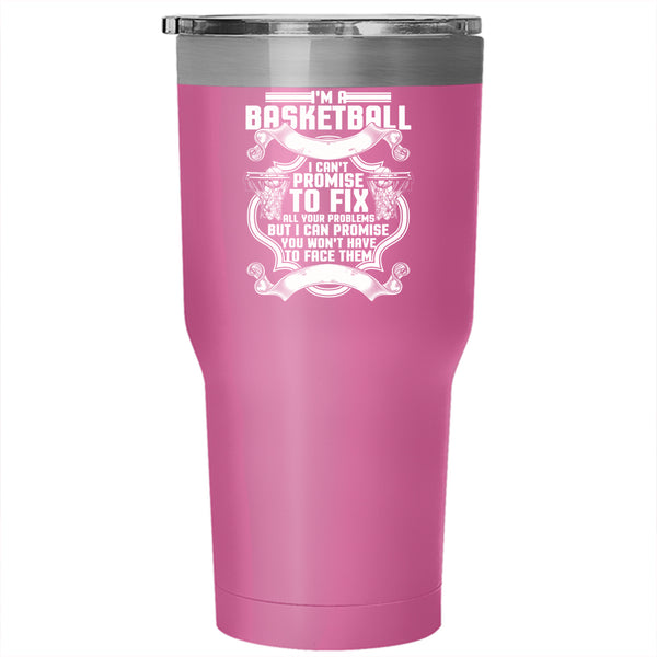 I'm A Basketball Player Tumbler 30 oz Stainless Steel, Cute Gift For Basketball Players Travel Mug