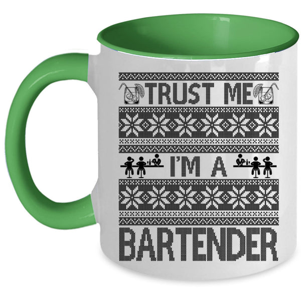 Cute Bartender Coffee Mug, Trust Me I'm A Bartender Accent Mug