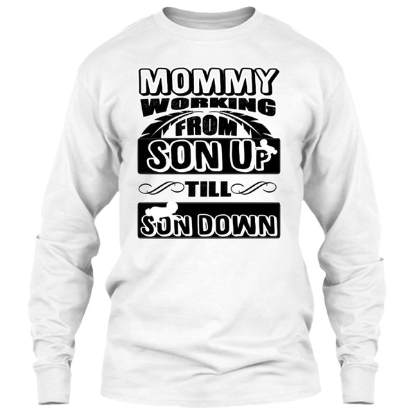 A black t-shirt with the shopify logo