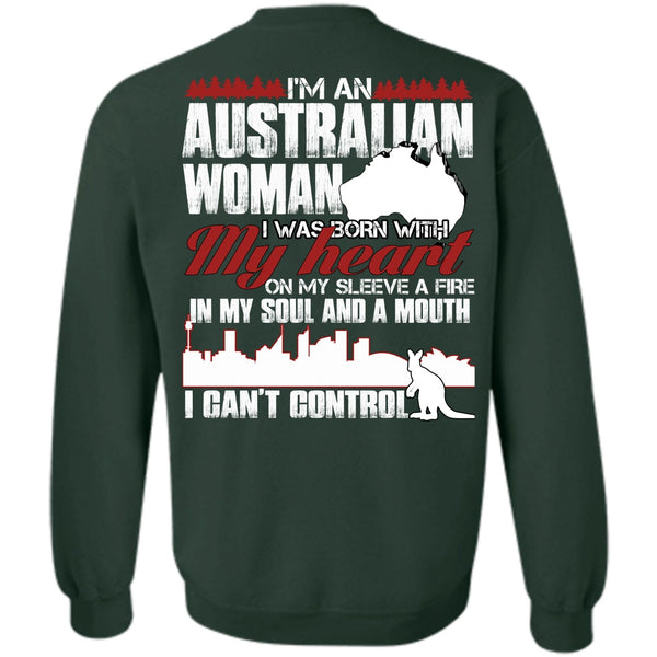 I Can't Control T Shirt, I Love Australian Sweatshirt