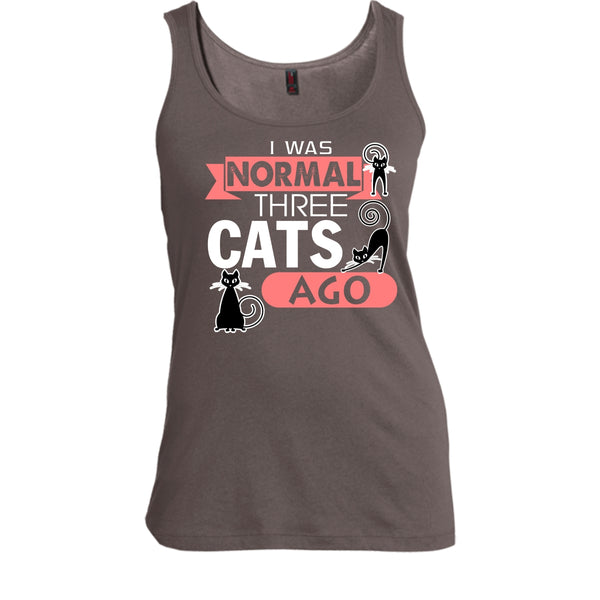 I Was Normal Three Cats Ago Shirt, Cool Cat Shirt