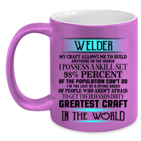 Greatest Craft In The World Coffee Mug, Welder Accent Mug