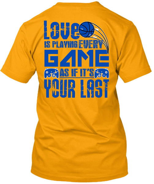 Love Is Playing Game T Shirt, I Love Gaming T Shirt