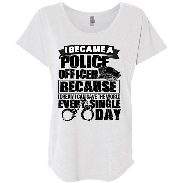 I Became A Police Officer T Shirt, I Love Police T Shirt, Awesome T-Shirts