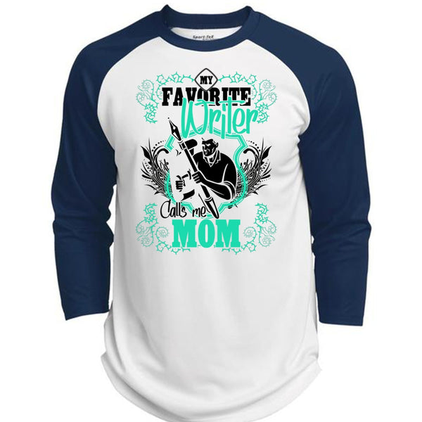 My Favorite Writer T Shirt, I Love Writing T Shirt, Awesome T-Shirts  (Polyester Game Baseball Jersey)
