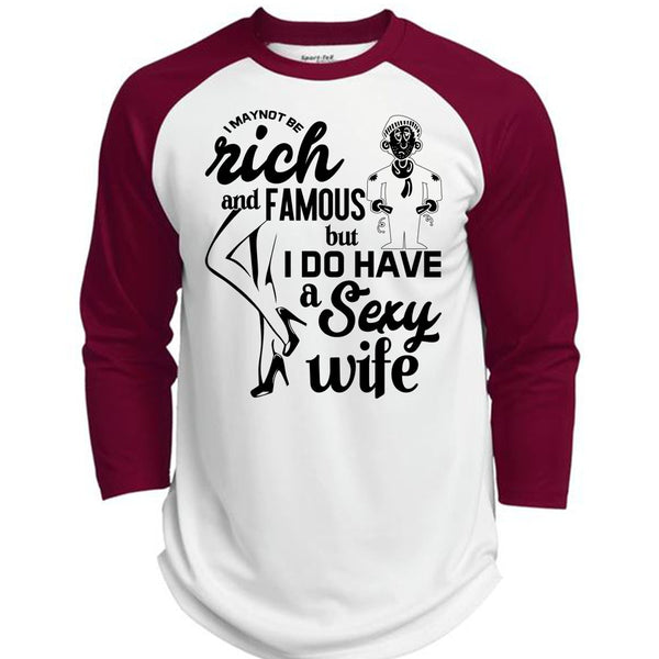 I Do Have A Wife T Shirt, Being A Wife T Shirt, Awesome T-Shirts  (Polyester Game Baseball Jersey)