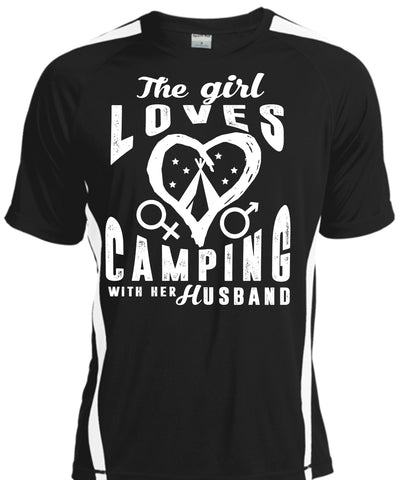 A black t-shirt with the shopify logo