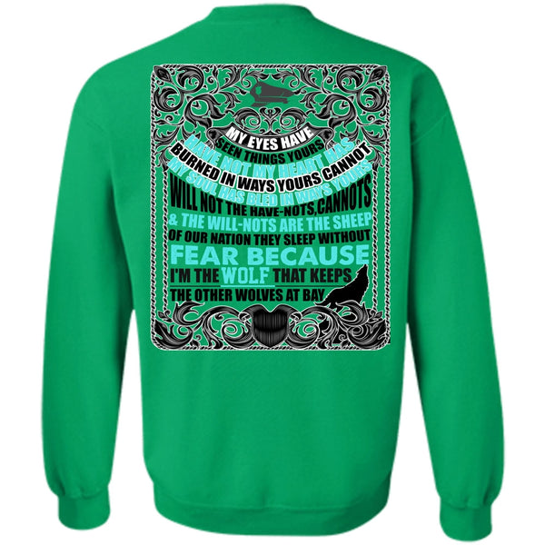 I Love Police T Shirt, I'm The Wolf Sweatshirt