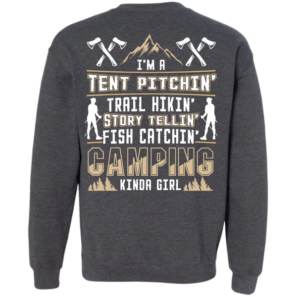 I'm A Tent Pitching T Shirt, I Love Camping Sweatshirt