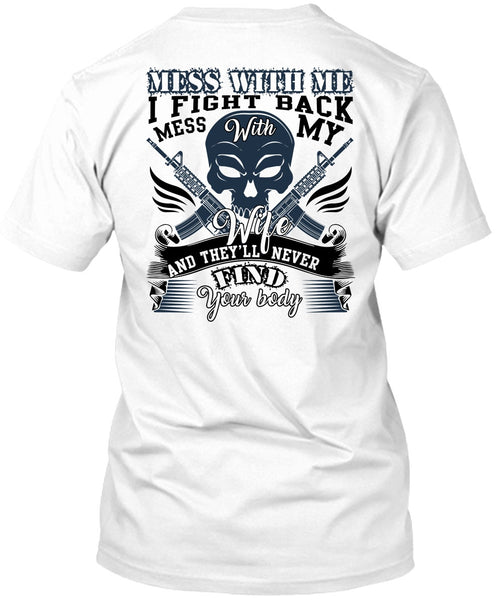 A black t-shirt with the shopify logo