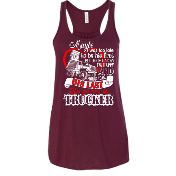 This Girls Loves Her Trucker T Shirt, Coolest Trucker Tank Top