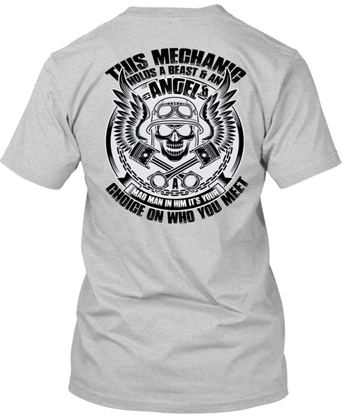 This Mechanic Holds A Beast T Shirt, I Love Mechanic T Shirt