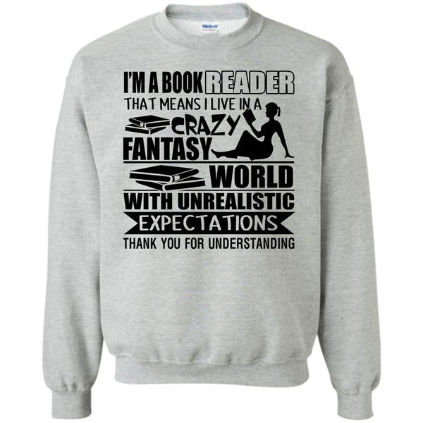 Coolest Book Reader T Shirt, I'm A Book Reader Sweatshirt