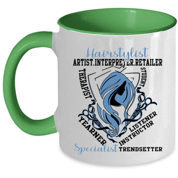 Funny Gift For Hairstylist Coffee Mug, Hairstylist Accent Mug