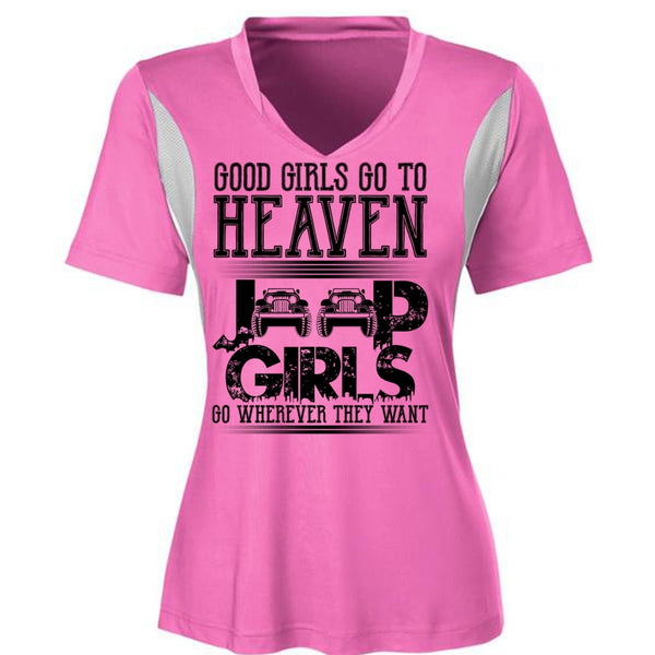 Good Girls Go To Heaven Jeep Girls T Shirt, I Love Jeep T Shirt, Awesome T-Shirts