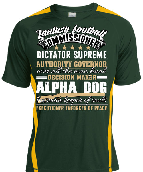 Decision Maker Alpha Dog T Shirt, Fantasy Football T Shirt, Cool Shirt