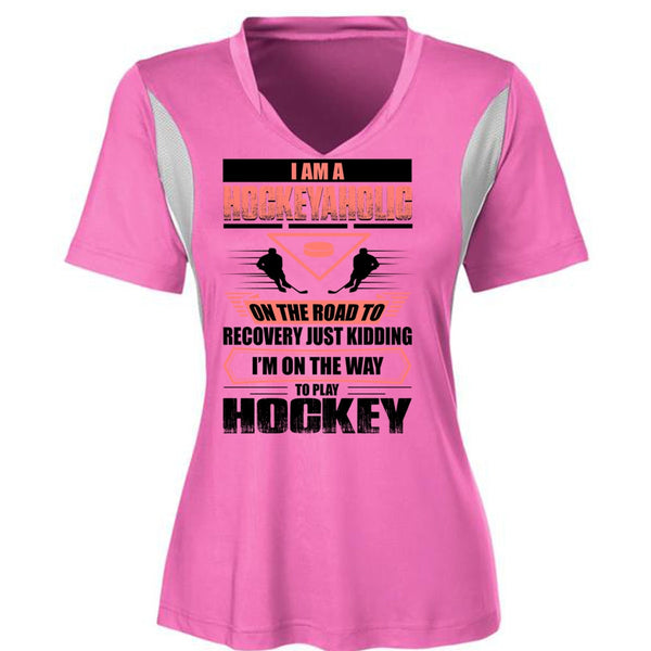 I Am A Hockeyaholic T Shirt, I Love Hockey T Shirt, Awesome T-Shirts