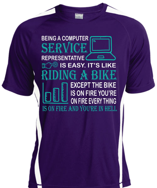 Being A Computer Service Representative Is Easy T Shirt, Job T Shirt