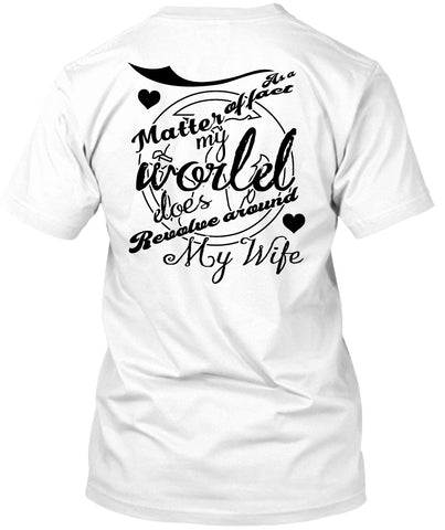 A black t-shirt with the shopify logo