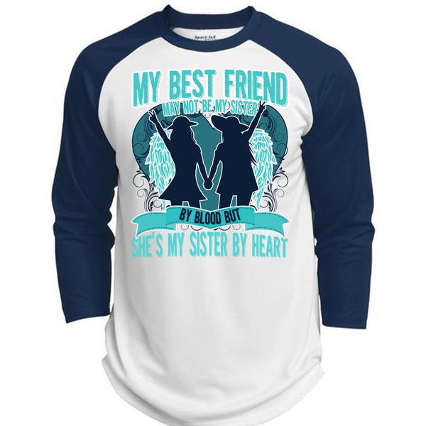 She's My Sister By Heart T Shirt, I Love Sister T Shirt, Awesome T-Shirts  (Polyester Game Baseball Jersey)