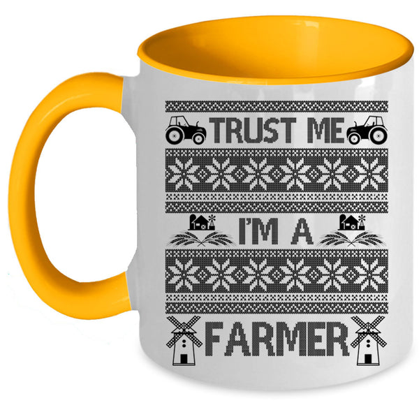 Christmas Gift For Farmer Coffee Mug, I'm A Farmer Accent Mug
