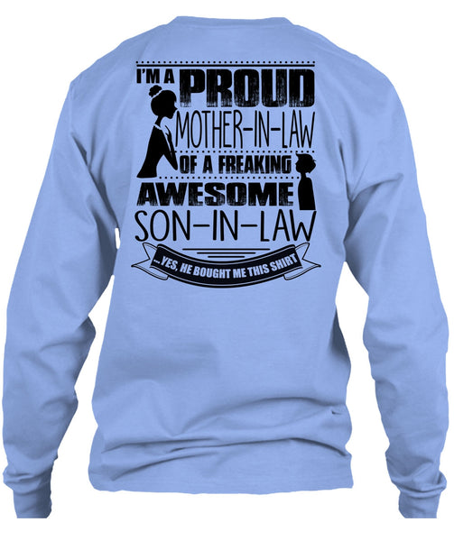 I'm A Proud Mother In Law T Shirt, I Love Mom T Shirt