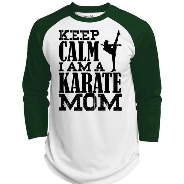 I Am A Karate Mom T Shirt, I Love Karate T Shirt, Awesome T-Shirts  (Polyester Game Baseball Jersey)